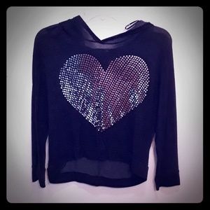 Thin crop top sweater